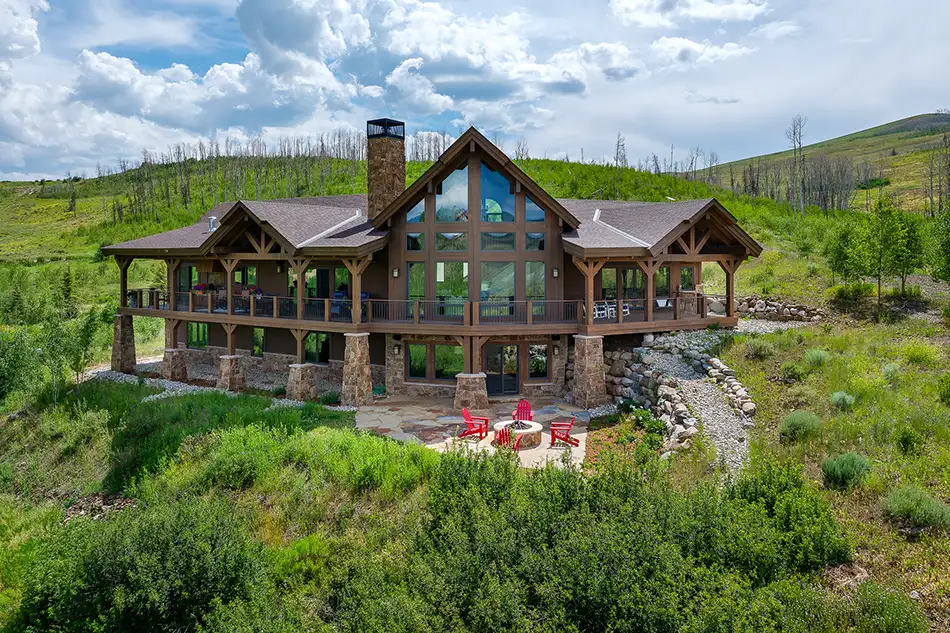 Exterior view at Homesteads Lot 7