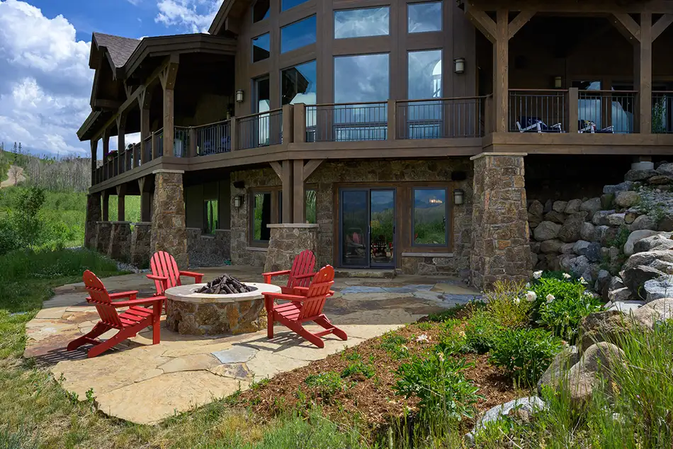 Patio at Homesteads Lot 7