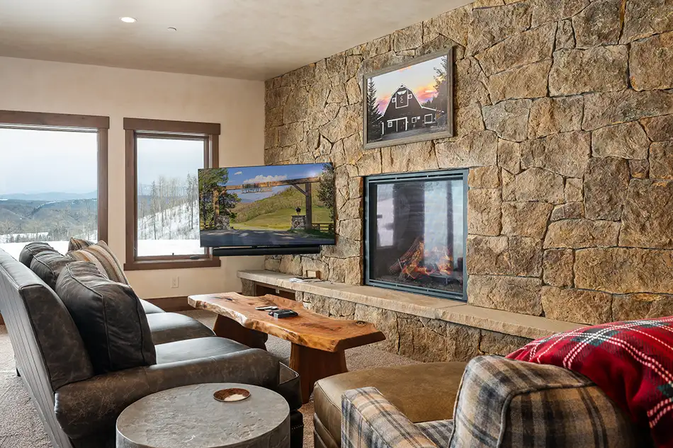 TV Room at Homesteads Lot 7