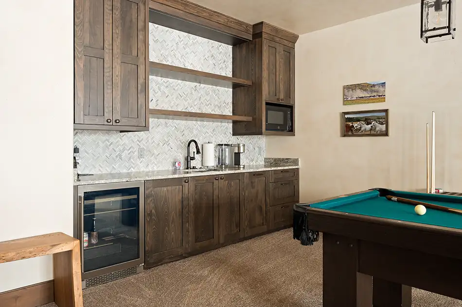 Wet Bar at Homesteads Lot 7