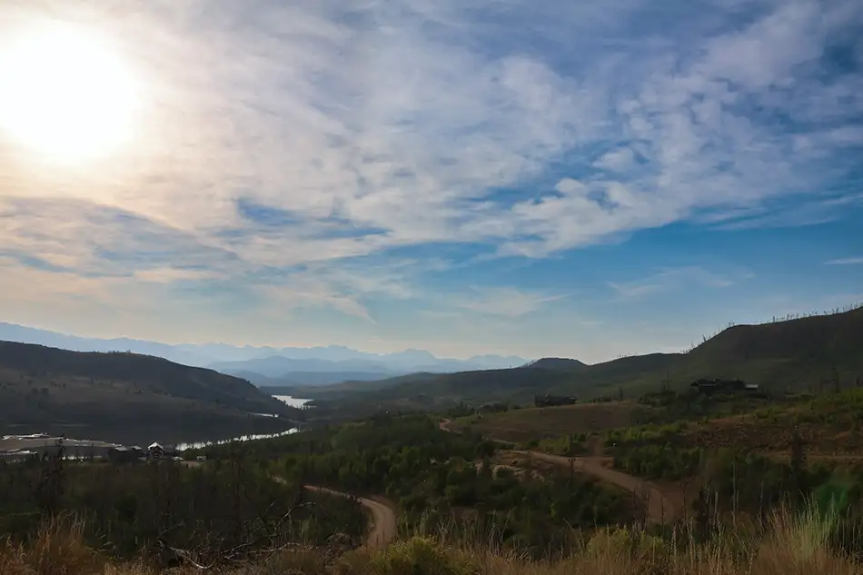 Chimney Rock Cabins Lot 9 view