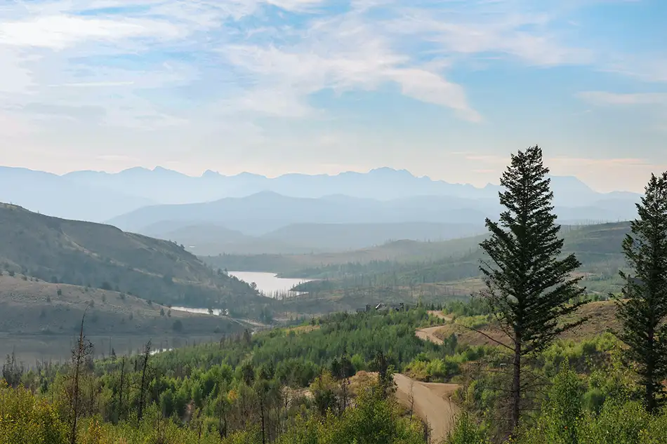 Chimney Rock Cabins Lot 9 view