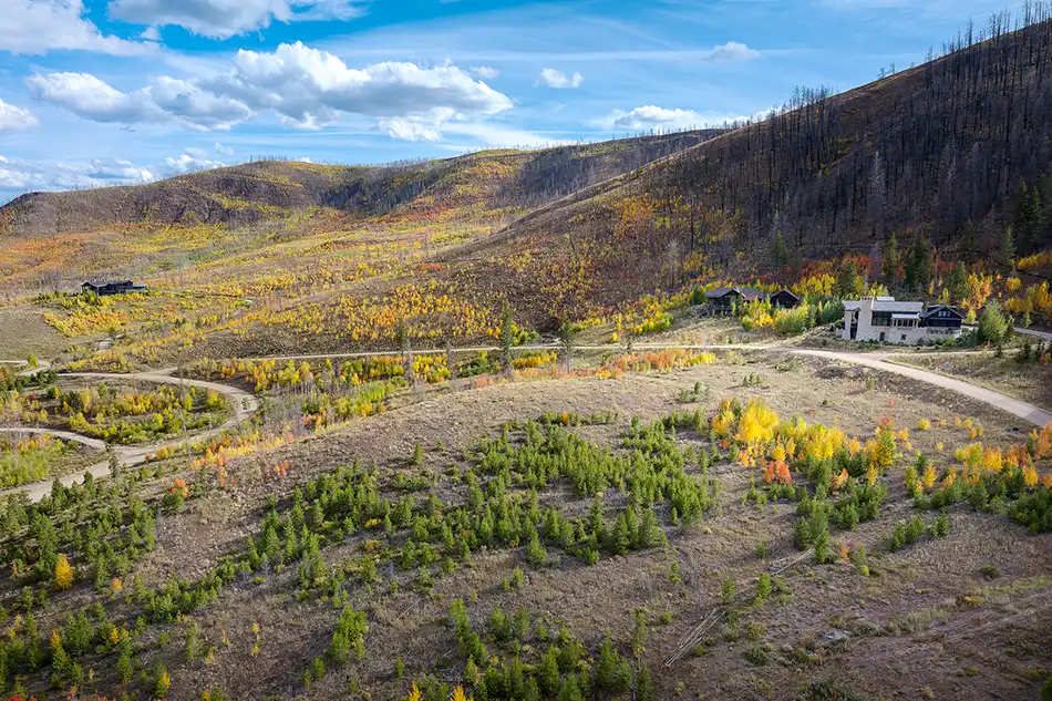Chimney Rock Cabins Lot 9 view
