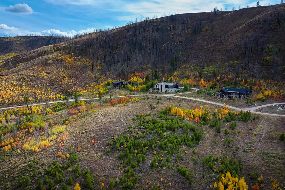 Chimney Rock Cabins Lot 9 view