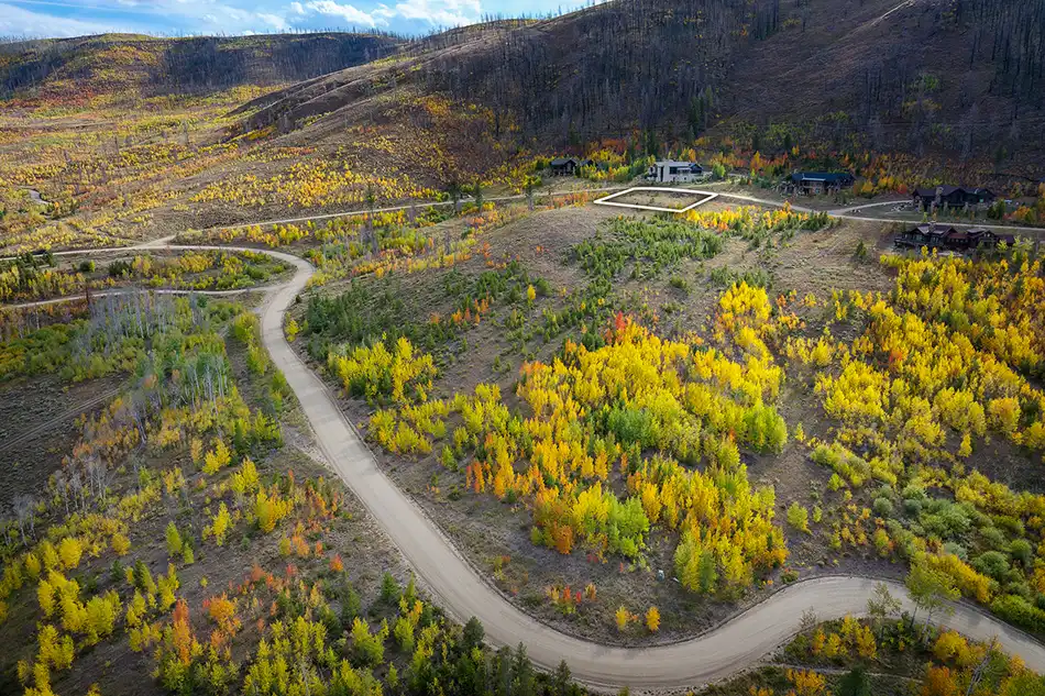 Chimney Rock Cabins Lot 9 view