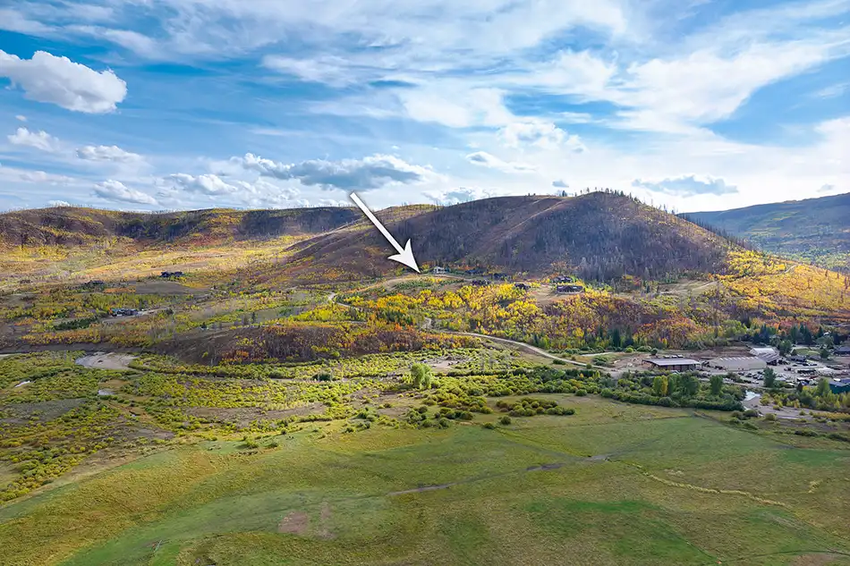 Chimney Rock Cabins Lot 9 view