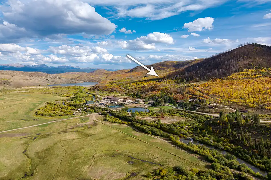Chimney Rock Cabins Lot 9 view